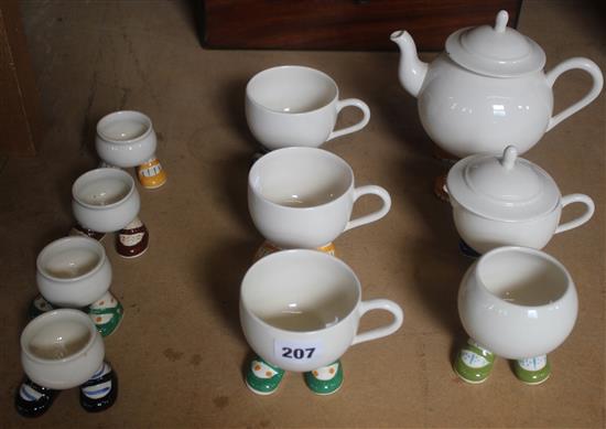 Carlton ware Walking Wear tea set, etc